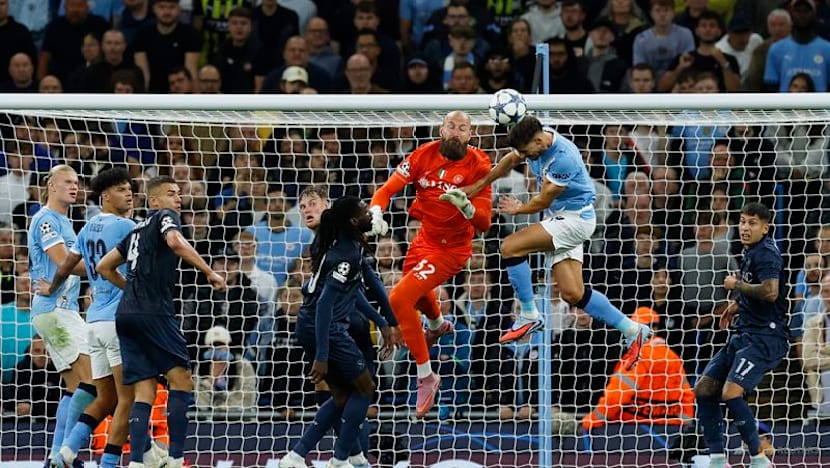 Haaland nets landmark goal as City beat 10-man Napoli in Champions League