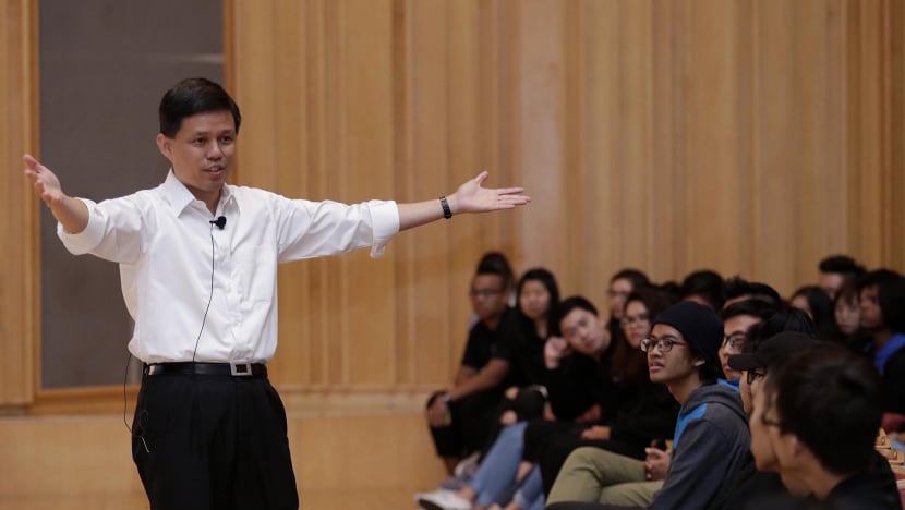 Chan Chun Sing urges youth to go beyond relying on good grades for jobs