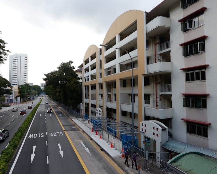 21 HDB blocks in Redhill Close to house healthy essential foreign workers relocated from dorms
