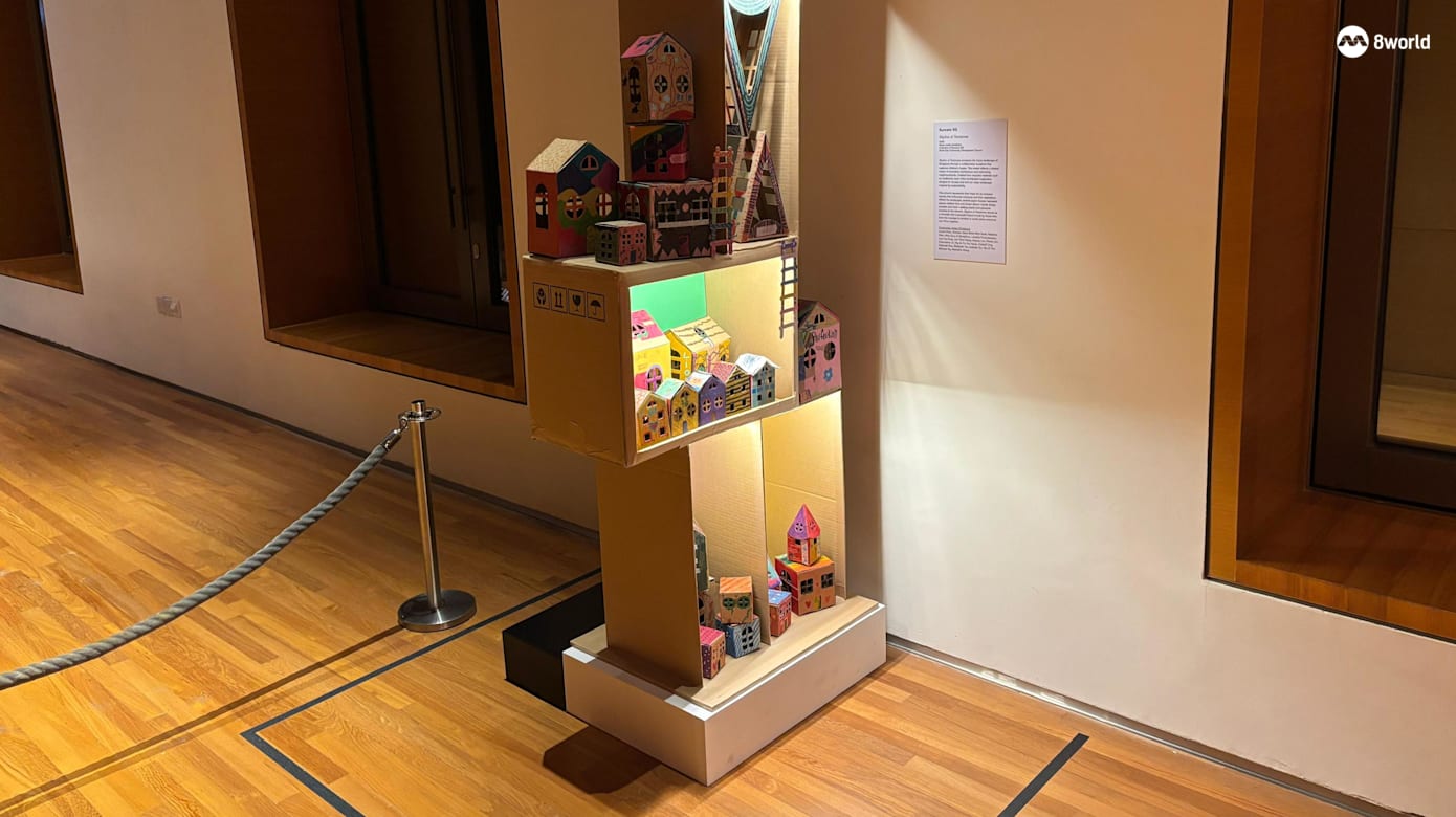 SG60关怀艺术展。（图：周海丽）