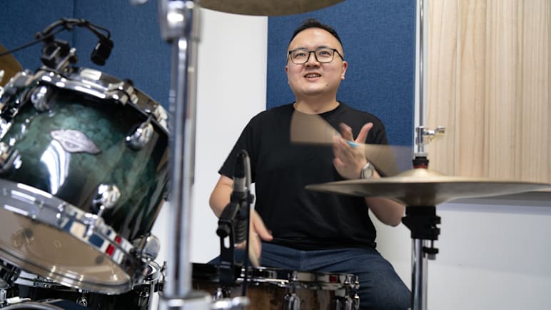 ‘Drums and music saved my life’