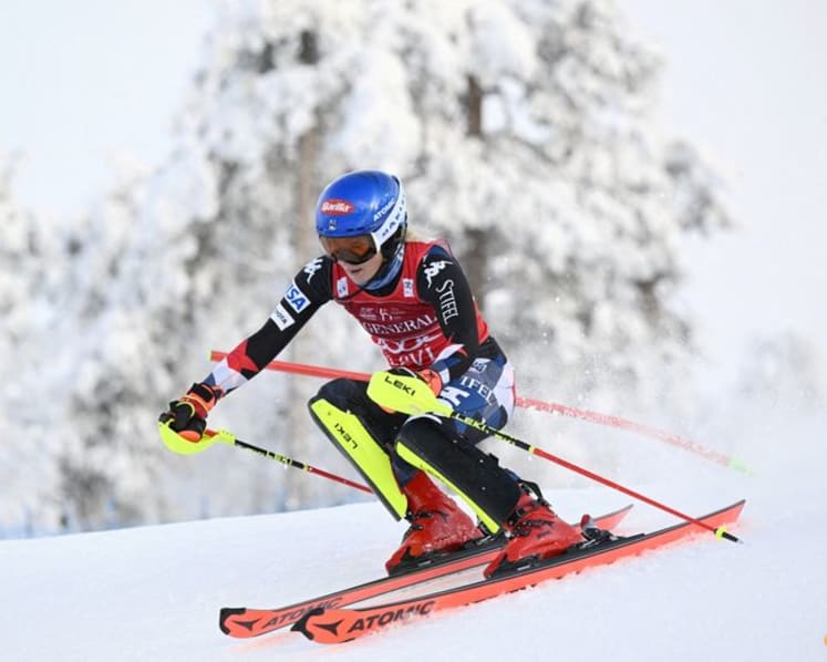 Alpine skiing-Frozen in Time: Levi's farmed snow sets stage for Shiffrin