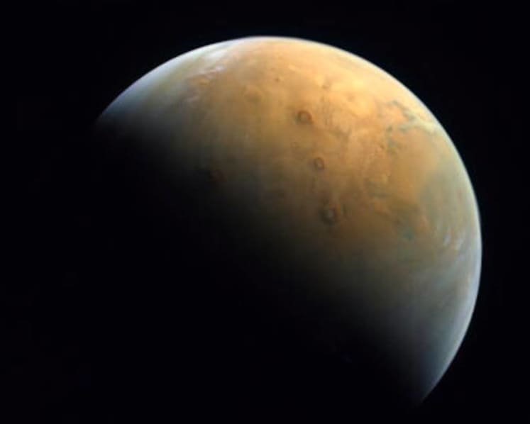 UAE's Hope probe sends home first image of Mars