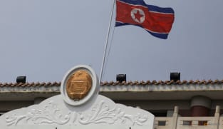 North Korea flag disrupts South Korea church livestream in 'hacking incident'
