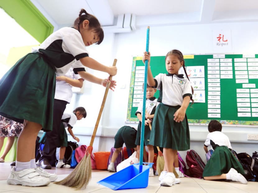 Reinforce cleaning habit consistently so it becomes the norm for students