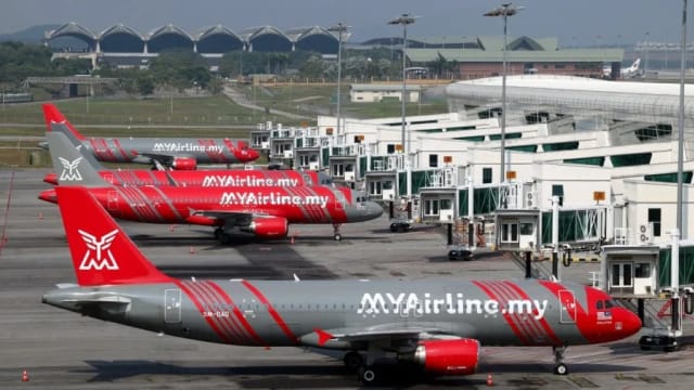 MYAirline停飞拖欠400万工资  逾千员工盼获解决方案