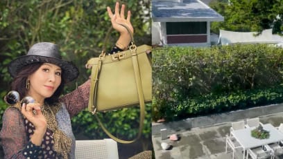 Carina Lau Shrugs Off Bad Reviews; Shows Off Her S$34.4Mil Mansion’s Expansive Backyard
