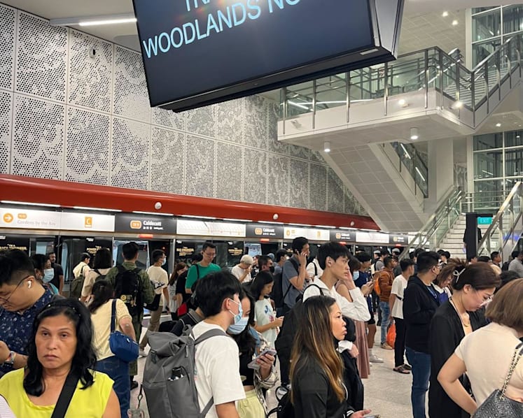 Train fault causes peak-hour delay on Thomson-East Coast MRT line 