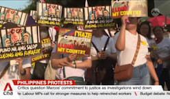 Thousands in Philippines protest against corruption on anniversary of Marcos Sr's ouster