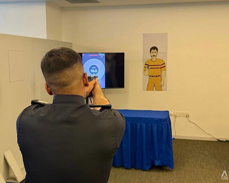 Singapore police test smart training tools to simulate live-firing, provide instant feedback