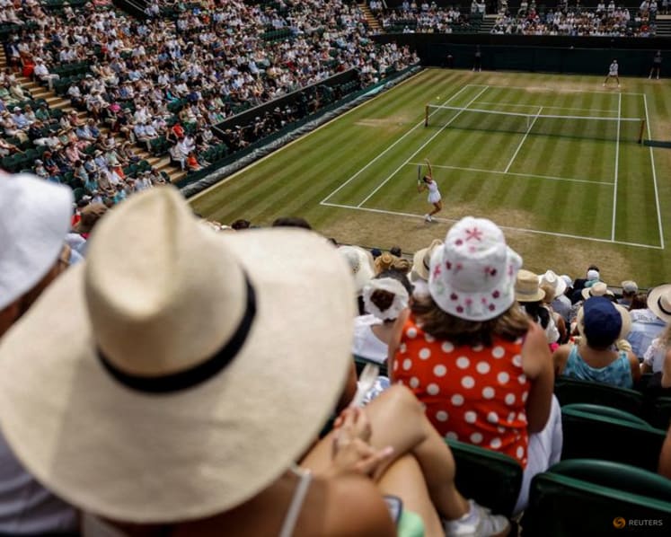 From the sidelines: Beyond the traditions, glimpses of Wimbledon's fierce sporting soul