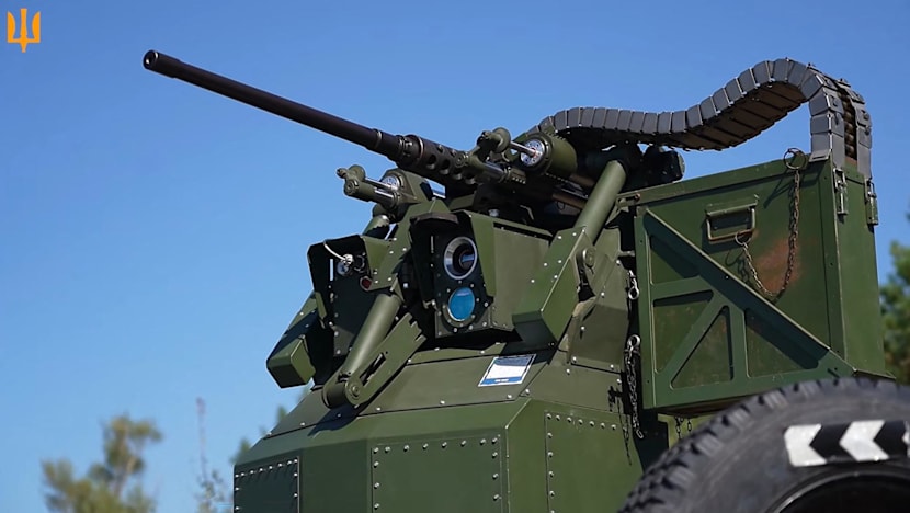 Ukraine says using AI robot guns to shoot down new Russian drones