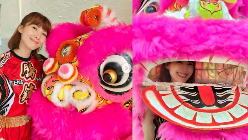 Jeanette Aw Only Had 3 Hours To Learn Lion Dance Before Performing At A Nursing Home — Here's How It Went Down