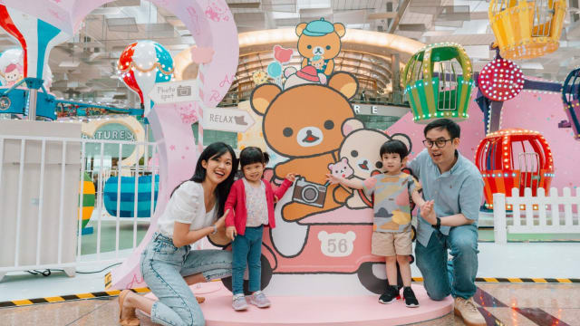 没出国也能到机场　Rilakkuma嘉年华让亲子享乐