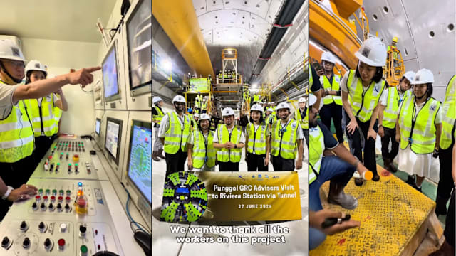 颜副总理率领团队视察跨岛线-榜鹅延长线建设工程