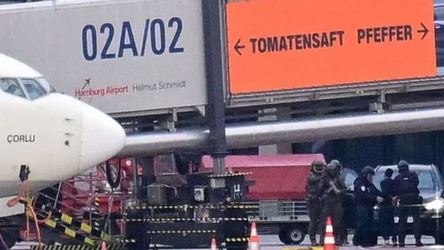 德国汉堡机场挟持人质事件 男子经谈判未反抗投降