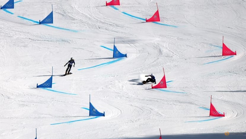 Snowboard-Austria's Karl retains Olympic title in parallel giant slalom