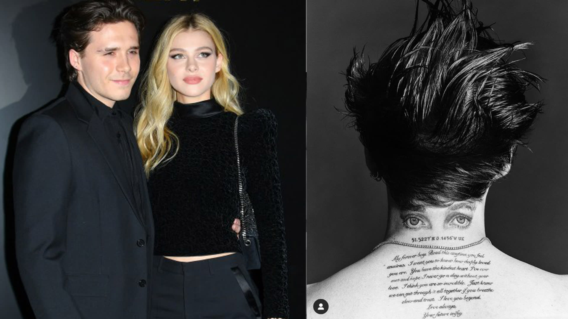 Brooklyn Beckham Shows Off New Neck Tattoo Tribute To Fiancée Nicola