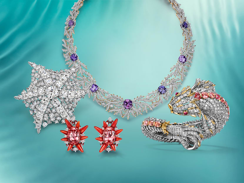 Tiffany & Co’s newest creations for its Blue Book 2023: Out of the Blue collection dive deep into the ocean for wondrous designs