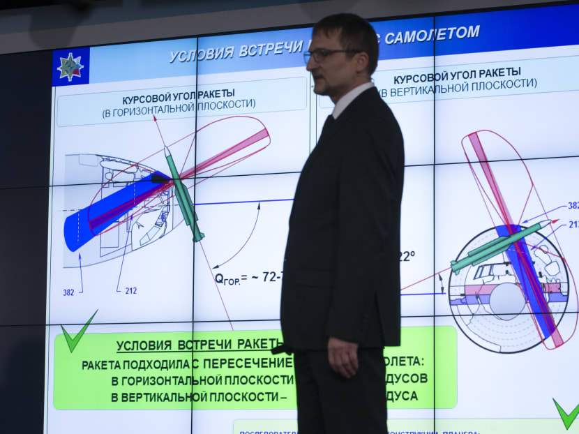 Mikhail Malyshevsky, an adviser to the director general of the state-controlled Almaz-Antei consortium, speaks in Moscow, Russia, Tuesday, June 2, 2015. Photo: AP