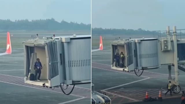 男子迟到强行闯入登机廊桥 涉推搡殴打机场安保人员