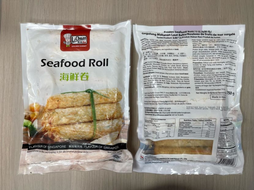 A photo of seafood rolls that were recalled due to undeclared egg allergen. A photo of seafood rolls that were recalled due to undeclared egg allergen.
