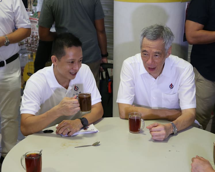 GE2020: PM Lee joins new PAP candidate Yip Hon Weng on Yio Chu Kang walkabout