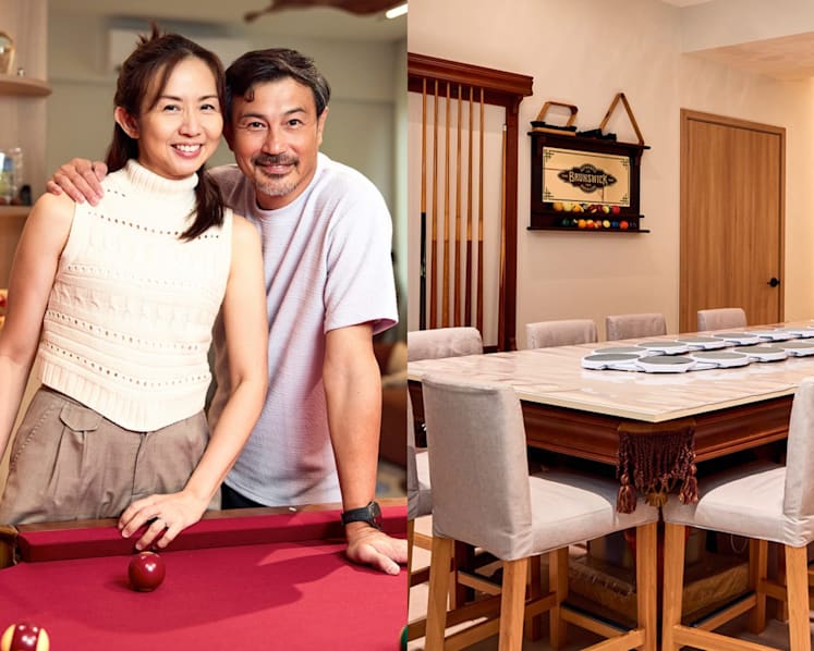 Celeb couple Darren Lim and Evelyn Tan finally reclaim master bedroom from their 4 kids after renovation