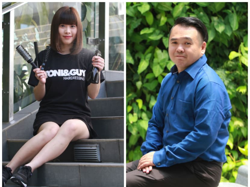 ITE graduates Kwok Jia Wan and Lim Hwee Meng. Photos: Esther Leong/TODAY