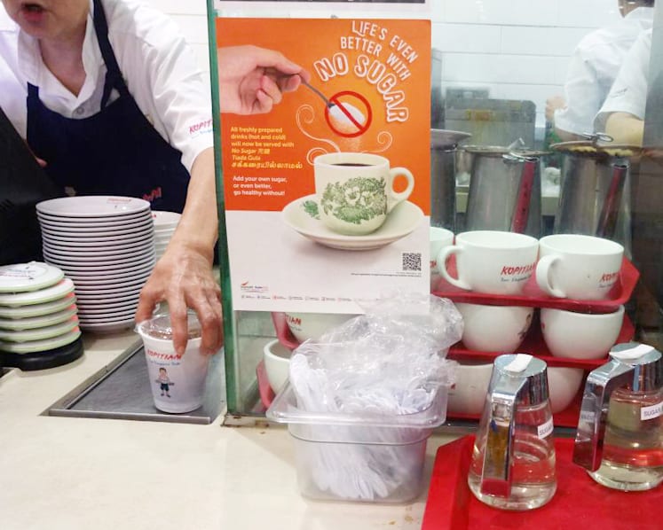 Sugar? No thanks: Patrons opt for healthier option when asked to sweeten beverages themselves