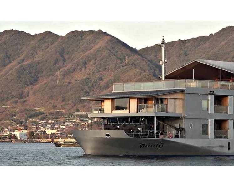 In Japan, a floating ryokan that lets guests enjoy stunning views and island-hop 
