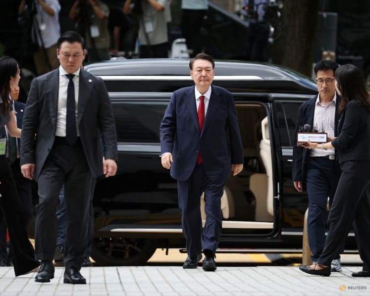 South Korea prosecutors seek 10-year jail term for ex-President Yoon