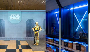 There is a pop-up Star Wars library at Changi Airport with over 2,000 books and themed activities