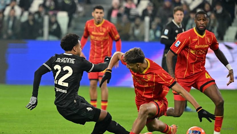 Juventus's title hopes suffer blow in 1-1 draw with struggling Lecce