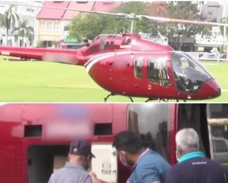 Pilot who picked up Ipoh nasi kandar by helicopter charged for straying from flight route   