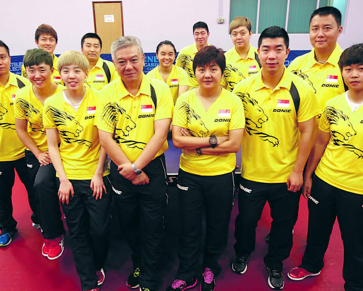 Shake-up in Singapore table tennis