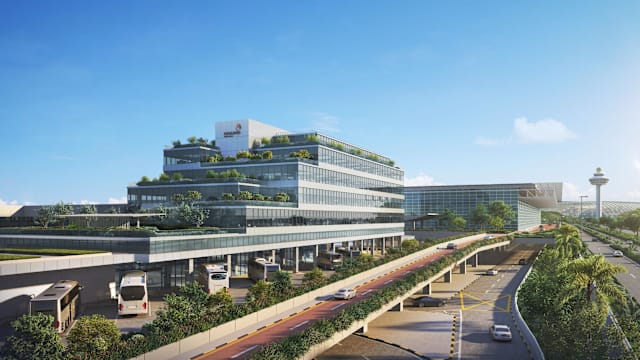 樟宜机场第三搭客大厦 将建全新六楼高办公室