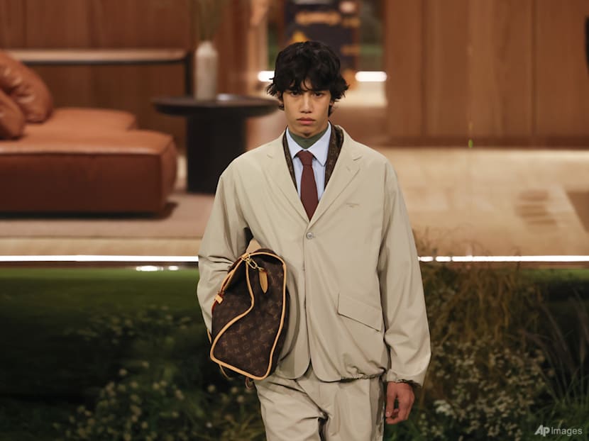 Pharrell opens Vuitton’s monogram anniversary year with cinematic menswear show