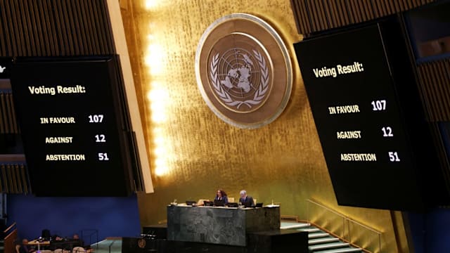 联合国大会以绝对优势 通过支持乌克兰持久和平决议草案