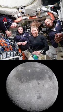 Artemis II astronauts make historic moon flyby