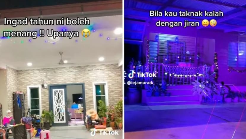 Jiran tetangga di M'sia 'berlumba-lumba' hias rumah sempena Hari Raya