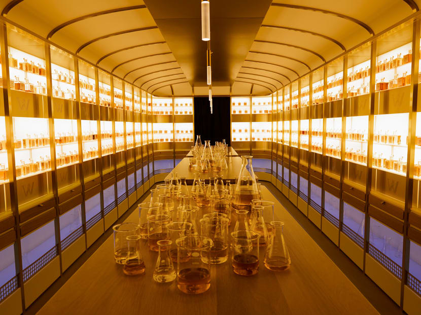 A bespoke blending experience of the rarest whiskies at the Johnnie Walker Vault in Scotland 
