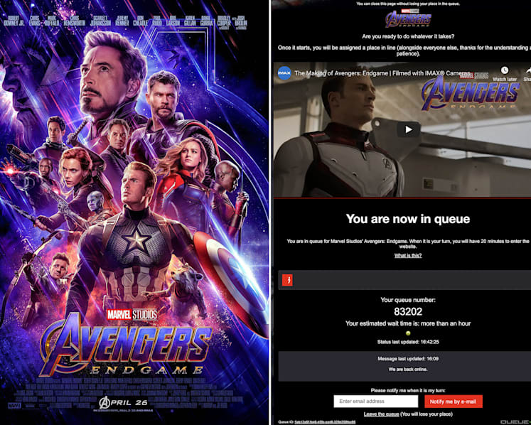 Scalpers taking the lead in fight for Avengers: Endgame tickets