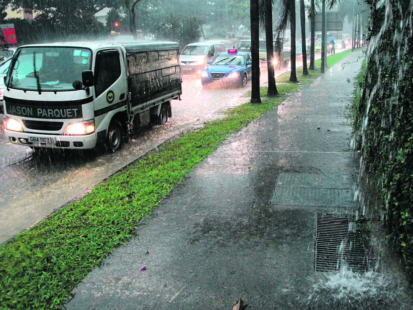 Permeable surfaces could slow down the flow of rainwater into drains, helping to reduce floods. TODAY file photo