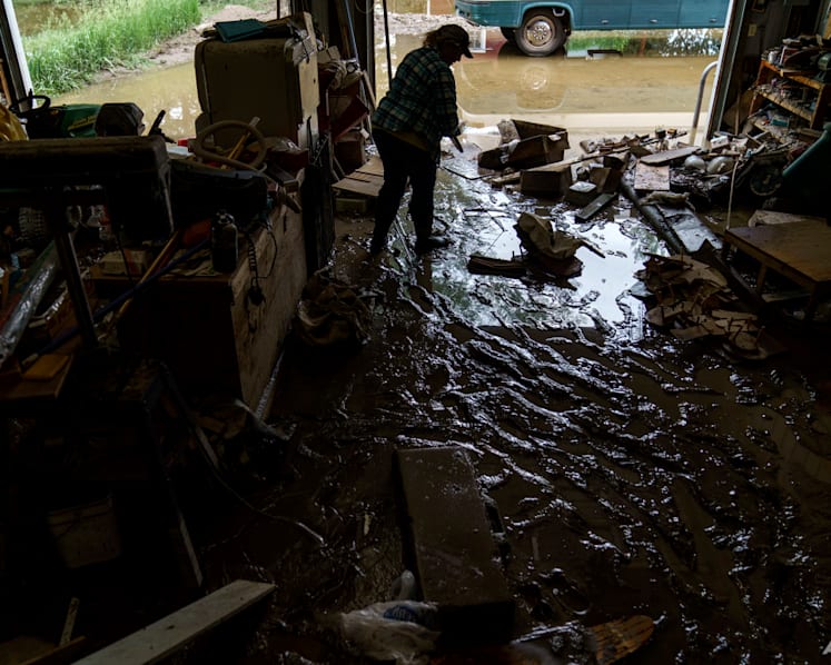 Outside Yellowstone, flooded towns struggle to recover