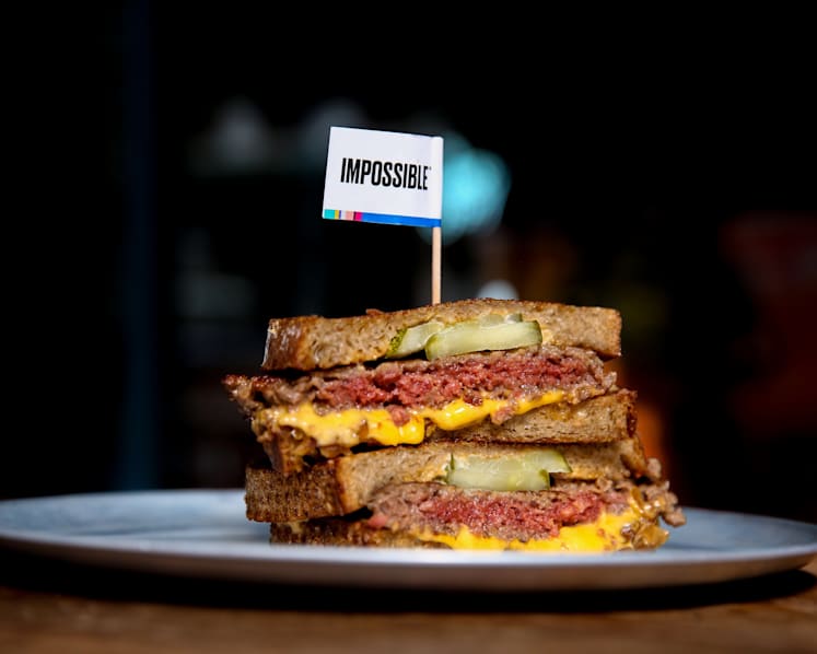 No cows were harmed in the making of this Impossible 'beef' sandwich, now serving in Singapore