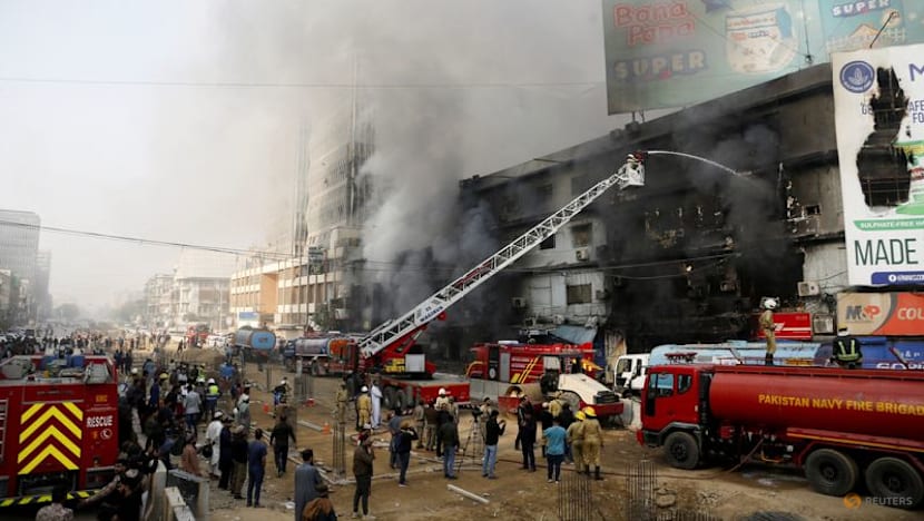 Dozens missing after massive Karachi mall fire, 19 killed