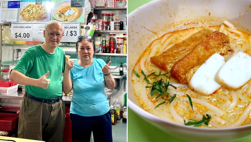 Retrenched At 50 As A Manager, Man Upskilled Himself To Become A Hawker Selling $2 Nonya Laksa