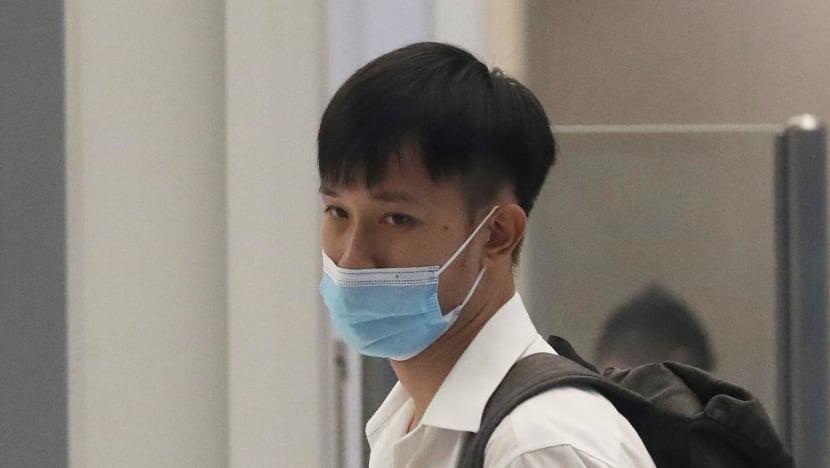 Man on trial for allegedly kicking woman and insulting her race claims she swore, spat at him and fiancee