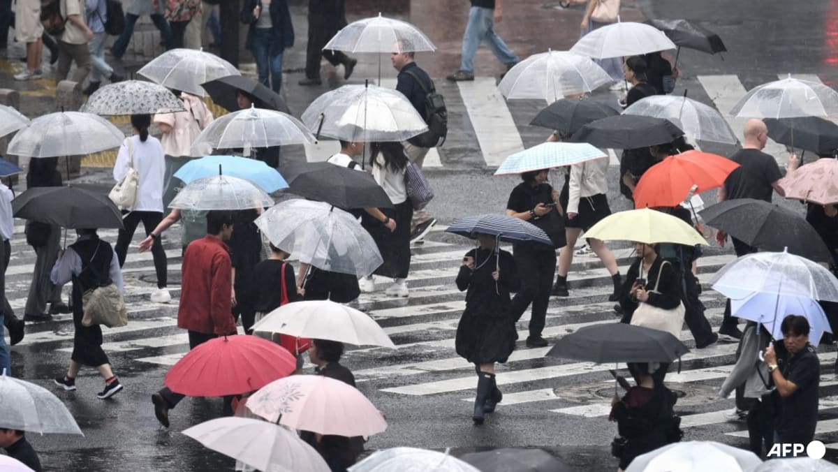 Tokyo suffers longest streak of rainy days on record - CNA